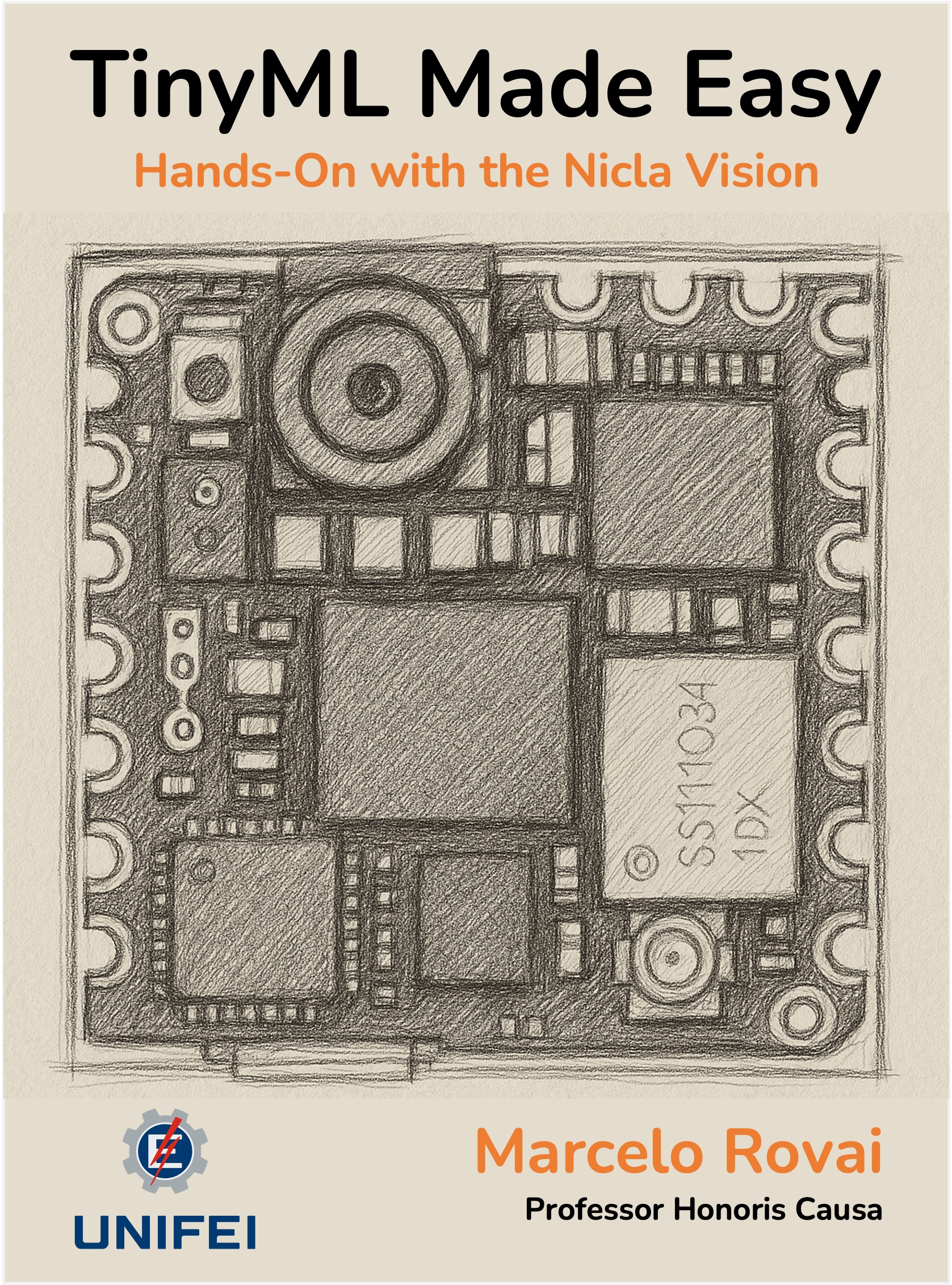 Cover of TinyML Made Easy: Nicla Vision by Marcelo Rovai