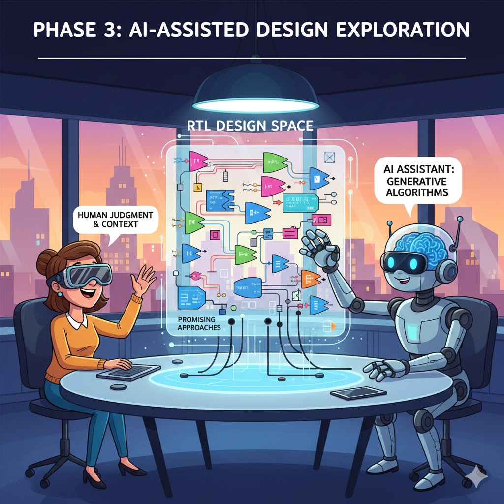 AI-assisted design exploration with human-in-the-loop